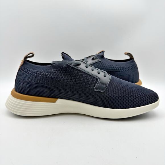 Wolf & Shepherd Mens Swiftknit Derby Sneakers US 6 EU 39 Navy Knit NIB - Picture 4 of 12
